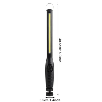 2Pcs Prenosno Svetilko, Baklo USB Polnilna LED delovna Lučka Magnetni COB Kavelj za Obešanje luči Za Popravilo Avtomobila Prostem Kampiranje
