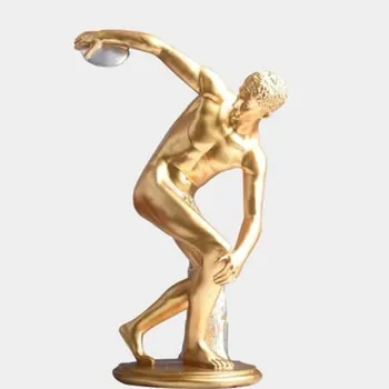 Evropa smolo Discobolus figur kip doma dekor obrti soba dekoracijo predmetov urad Retro ljudi športne kip A568