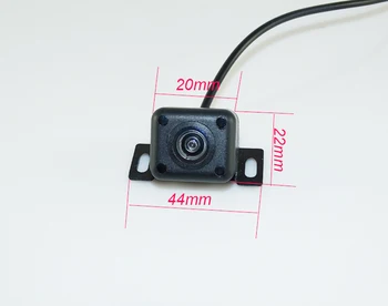 CCD objektiv stekla material auto žice avto rearview parkiranje kamera z steklene leče, material in 4 ir 170 objektiv stopnje za različne avtomobile