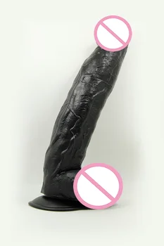 Seks Izdelkov Ogromno Črno Dildo 31*6 cm Nakupovanje Izjemno Velike Realne Trmast Sesalni Penis Dong za Ženske, Seks Igrače