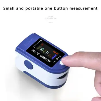 Prst Impulz Oximeter Prst Posnetek Preprečevanje Dobave Srčni Utrip Utrip Oximeter Srčni Utrip Nasičenost Monitor