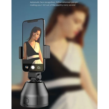 360-Stopinjski Smart Gimbal Ai Bluetooth Živo Gimbal Stojalo s Prepoznavanje obrazov Predmet Sledenja Funkcijo