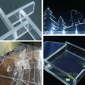 200*200mm pleksi steklo, Prozorno Jasno Akril 3D Svetilke Pribor Odbor Plastična folija Organska Stekla Polimetil Metakrilat