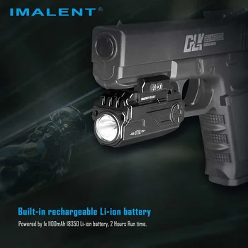 IMALENT UT10 Pištolo Svetilka Cree XP-L HI 1160LM Akumulatorska LED Svetilka za Picatinny Železnici in Glock Vodnik po Železnici