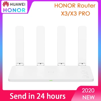 Novo HUAWEI Honor Usmerjevalnik X3 /X3 Pro 1300M brezžični doma dual Gigabit Duad-Core 5G dvojno frekvenco Wifi skozi zid 1.2 GHZ