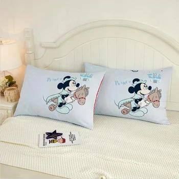 Disney Mickey Miške Minnie Princesa Spiderman Mehko Pillowcases Domačega Tekstilnega Par Belih Blazine Pokrov Okrasni Dnevna Soba