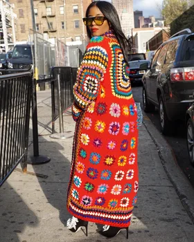 Afrika Oblačila Tiskanje Dolgo Jakno Plašč Afriške Ženske Obleke Za Ženske Z Dolgimi Rokavi Haljo Dashiki Multicolor Tiskanja Outwear 2020