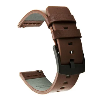 Pravega Usnja Watch band Za Samsung Prestavi S3 Meje Klasičnih Šport Zapestnica Hitro Sprostitev 18/20/22 mm Zamenjava manžeta