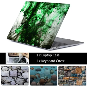Laptop Primeru Za MacBook Dotik ID Air Pro 13 Retina 11 12 15 za mac book Novo Pro 13 A2159 Dotik Bar Trdo Lupino + tipkovnico Pokrov