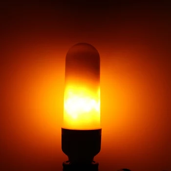 Utripanje Posnemanje Ogenj Luči 2017 Nov prihod E27 Led Plamen Svetilke AC85-265V Plamen Učinek Žarnice, Dekorativna Svetilka 110V 220