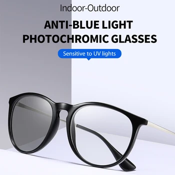 AEVOGUE Človek Anti-Modra Svetloba Očala Ženska Photochromic Očala, Optično Okvir Računalnik Očala na Recept Očala AE0901