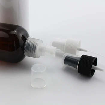 300 ml x 12 Praznih Plastičnih Spray Črpalka Steklenice Belo Prozorno Črne Megle Razpršilec za Parfum Za Tekoče Medicina Kozmetični Posode