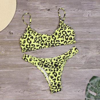 Seksi Bandeau Bikini Komplet ženske push up kopalke samici Tong kopalke Brazilski Bikini 2019 novo poletno Kopalno obleko, S-XL