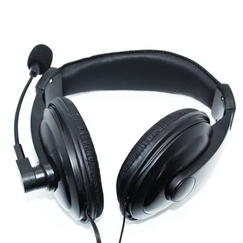 3,5 mm Head-mounted Žične Slušalke Z Mikrofonom Business Headset Mikrofon Slušalke Za Računalnik PC Gaming Stereo Skype
