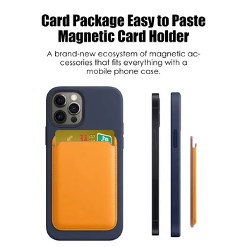 2 v 1 Magnetni Jasno Primeru + Denarnice Kartico Vrečko Za iPhone 12 Pro ProMax Pregleden Primeru Magnet Ansorption Imetnik Kartice Za 12Mini