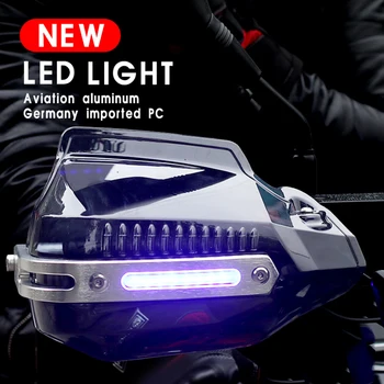 LED Motokros Handguard Motocikel Strani Varovala Za yamaha blaster virago 535 fz25 nmax 155 xvs 650 r1 2004 drag star 1100