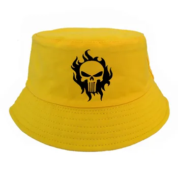 Debelo Vedro Klobuki Unisex Ženske Moški Punisher klobuk na prostem priložnostne Lov, Ribolov Sonce kape