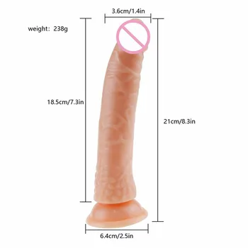 5 Barv Velik Penis, Dildo Realne Petelin Penis Analni Čep Ne Vibrator Sex Igrače za Žensko Masturbator Vagina Cliroris Stimulator