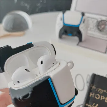 Risanka Video Krmilnik za Igre Brezžične Bluetooth Slušalke Primeru za Apple AirPods PRO 1 2 Silikona Polnjenje Slušalke Primeru Polje