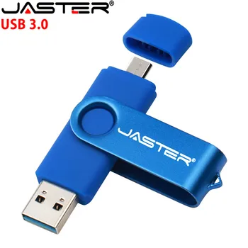 JASTER USB 3.0 OTG 64gb Za pametne telefone 32gb USB pogon usb OTG pendrive 4GB 8GB Micro 16GB USB Flash disk darilo