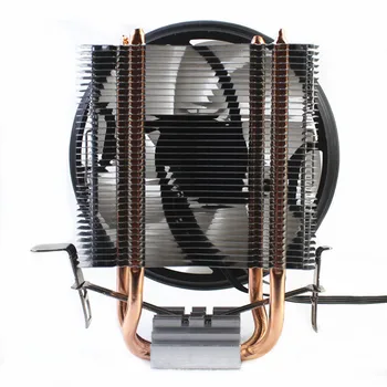 Čisti baker 2 toplote cevi CPU radiator 120MM PWM RGB ultra-tih ventilator univerzalno LGA 775 1155 1366 AMD3 AM4 LGA X79 X99 2011 CPU FAN