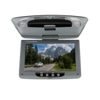 9-Palčni 800*480 Zaslon Avtomobilski Strešni Nosilec za LCD Barvni Monitor Flip Navzdol Zaslon Režijske Večpredstavnostna Video Strop Strehe gori Prikaz Novih