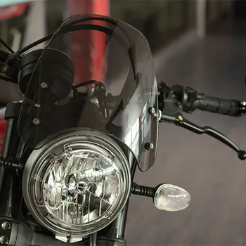 ABS motorno kolo, Sprednje vetrobransko steklo Vetrobransko steklo Ščit Zaslon Zaščita Z nosilcem Za Yamaha XSR700 XSR 700