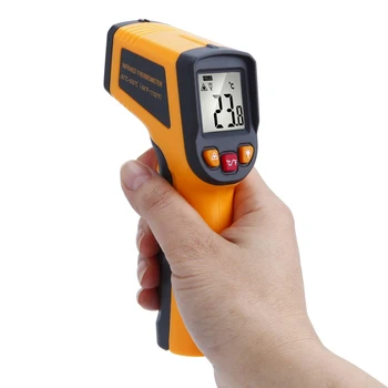 Digitalni Infrardeči Termometer termometro infrarojo IR-LCD Temperature Merilnik brezkontaktno Laserski Termometri Pyrometer Higrometer