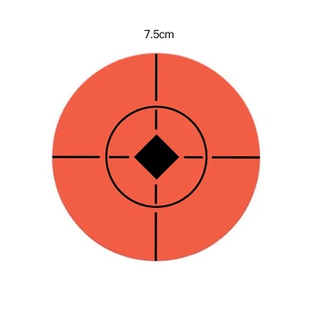 100 Kosov Cilj Nalepke, Samolepilne Streljanje Cilj Bullseye Brizganjem Cilj Reaktivni Nalepke 7.5 cm Streljanje Praksi Orodja
