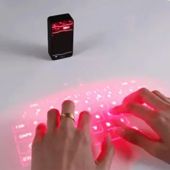 Laserski Mini Tipkovnica Virtualno Brezžično Projekcijo tipkovnico za Prenosni Iphone Za Android Pametni Telefon, Tablični RAČUNALNIK Prenosnik