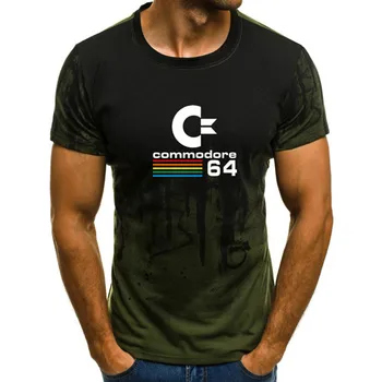 2020 nove priložnostne poletje modni ultra-tanek Commodore 64 T-shirt tiskane športne moške kratka sleeved majico.