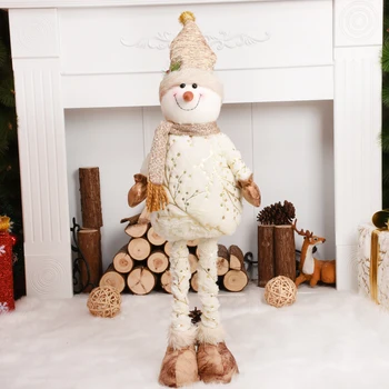 Zložljive Jelenov Božič Doll navidad Figurice Božično Darilo za Otroka Rdeče božično drevo okraski za novoletno Darilo