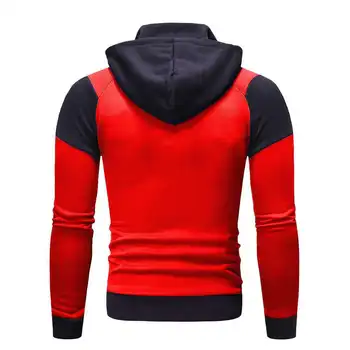 Men ' s Slim Osebnost Hooded Športni pulover s kapuco Priložnostne Šport za Moške Priložnostne Hoodie Trendy Modni Šport Priložnostne Hoodie