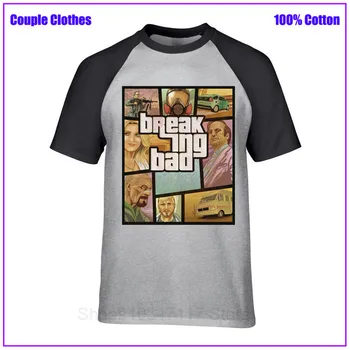 Breaking Bad heisenberg GTA modni Moški majica fashion anime t-shirt vojaške tshirt grozo hombre bombaž oblačila
