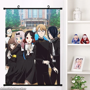 Anime Kaguya-sama Ljubezen je Vojna Sezona 2 Fujiwara Chika Steno, se Pomaknite Zidana Plakat Steni Visi Plakat Doma Dekor Zbirka