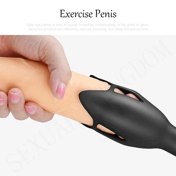 Glavice Penisa Stimulator Vibrator Moški Masturbator Pokal Penis Massager Dick Vzdržljivostne Vadbe Realne Muco Erotično Adult Sex Igrače Človek