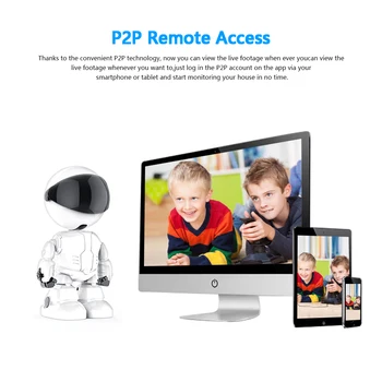 Bela Baby Monitor HD 1080P Oblak Home Security IP Kamero Robot Intelligent Auto Tracking WiFi Kamera Brezžična Baby Telefon YCC365