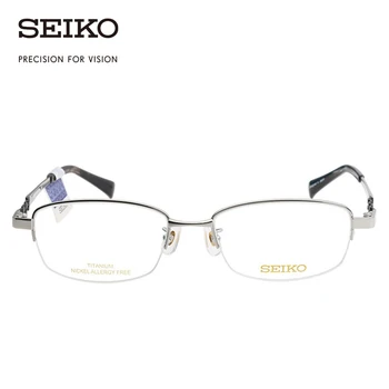 SEIKO Čistega Titana Recept Multifokalna Očala Okvir za Moške Optična Očala Okvir HA1506