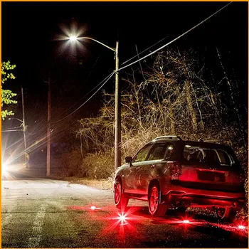 2PCS Zunanji Trikotnik Cesti Magnetni Osnove LED Emergency Light 9 Načini Avto Svetilka Flare Utripajoče Opozorilo Nočne Luči Disk