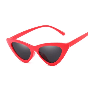 Mačka Oči, sončna Očala Ženske 2020 Letnik Sunglases UV400 Črni Odtenki Retro Cateye lunette de soleil femme oculos