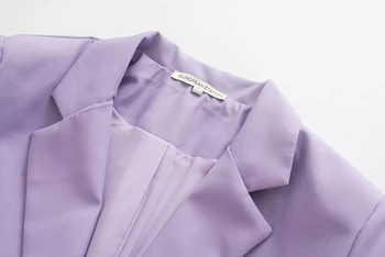 Elegantne ženske vijolično jopič jopiči 2020 modne dame oversize ohlapne obleke plašč priložnostne ženski dolg rokav jopič dekleta chic
