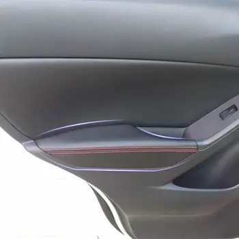 Za Mazda CX-5 PU Vrata Armrest Površinski Pokrov Trim Plošča Nepremočljiva Prah-dokazilo Varovala Zaščitnik Avto Styling Pribor 2012-