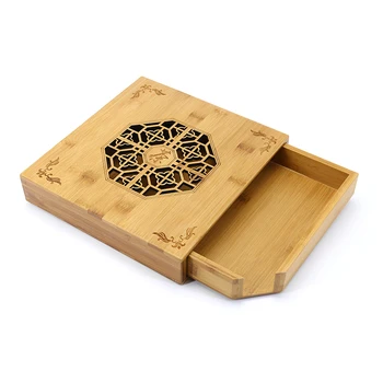 Lesene Puer Čaja Škatle Kung Fu Čaj Škatla Za Shranjevanje Pladenj Kvadratnih Erh Čaj Torto Paket Z Graviranje Darila Primeru Ročno Izdelanih Posodah
