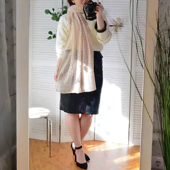 Harajuku Jeseni, Pozimi Ženske Modni Šal Soild Pika Lady Obloge Šal Ogrinjala, 80*200 cm