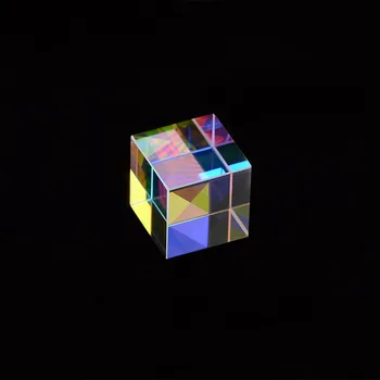 25*25*25 mm Barva Prizmo Kocka Lahkega, Darilo Iz Optičnih Znanost Eksperiment Puzzle Z Box Prisma Z Brezplačno Fashlight