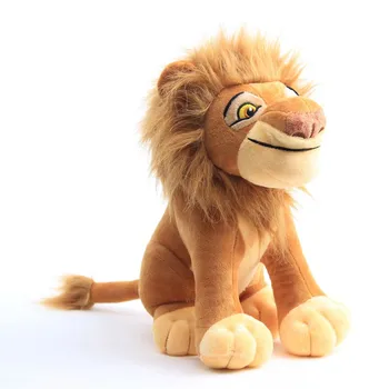 Lion King Simba Plišastih Igrač Polnjene Gozdnih Živali Lutka Risank Anime Blazino Igrača za Otroke, Vbod za Otroke Božično Darilo