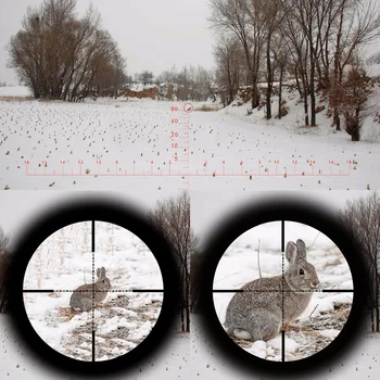 Ohhunt Guardian 4-16X44 SF Lovska Puška Področje 1/2 Pol Mil Dot Reticle Strani Paralaksa Turrets Zaklepanje Reset Taktično Riflescopes