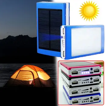 Sončna energija Banke DIY LED Dual USB Universal 5V PCBA Vezje solarnimi Gnezdenje Prenosni Potovalni Polnilnik Za 18650 Baterije
