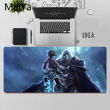 Maiya Vrh Kakovosti World of Warcraft Arthas Silikonski veliko malih Pad Igra Miš Brezplačna Dostava Velik Miško, Tipke Tipkovnice Mat