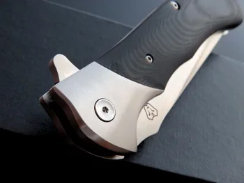 BJL Folding Nož 9Cr Rezilo+G10 Ročaj Žogo Nosijo Sistem Pripomoček za Taktično Survival Nož Prostem Kampiranje EOS Orodje EF05